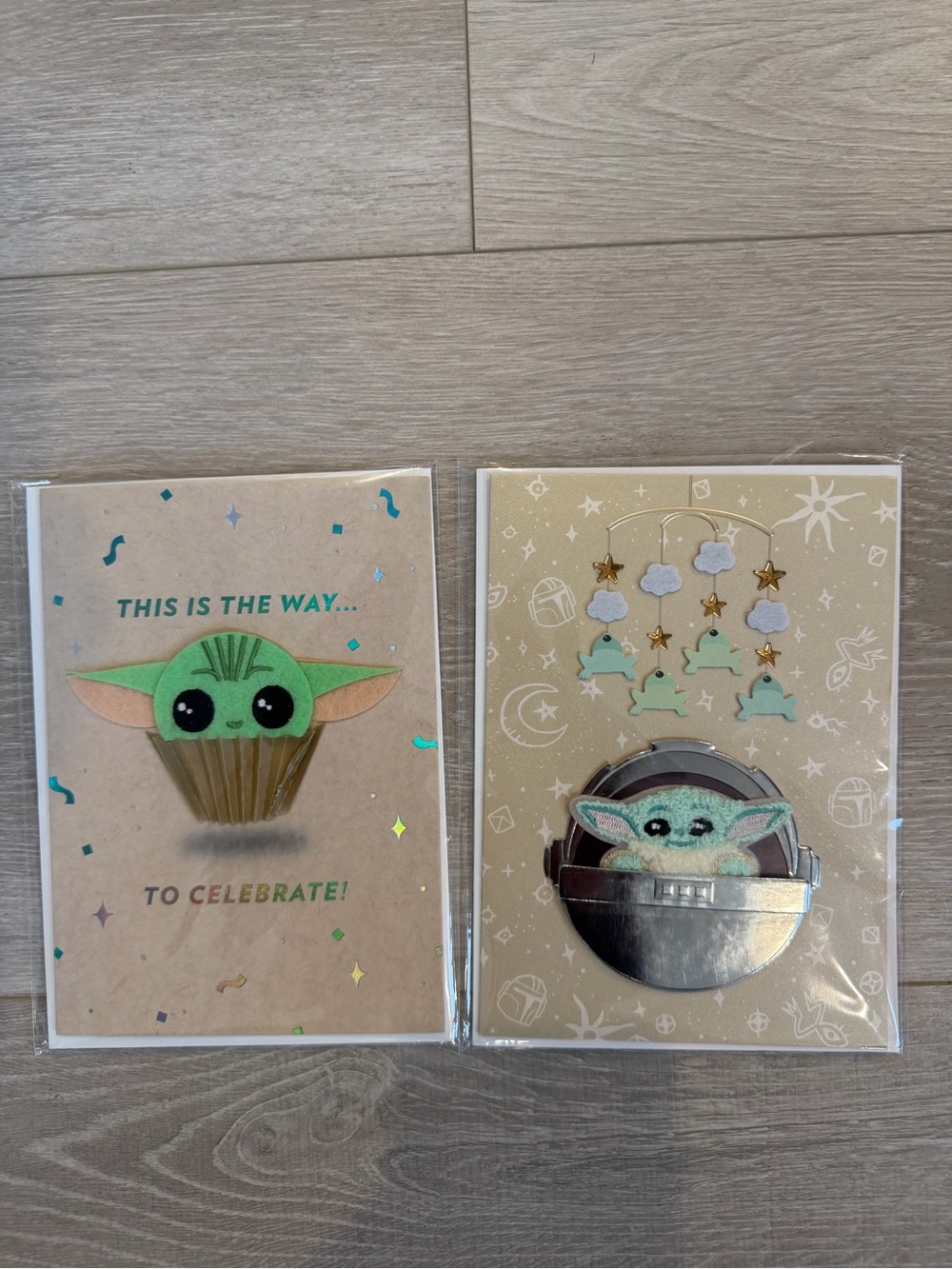 STAR WARS GREETING CARDS PAPYRUS -Grogu (Baby Yoda) Celebration Cards – NEW!!!